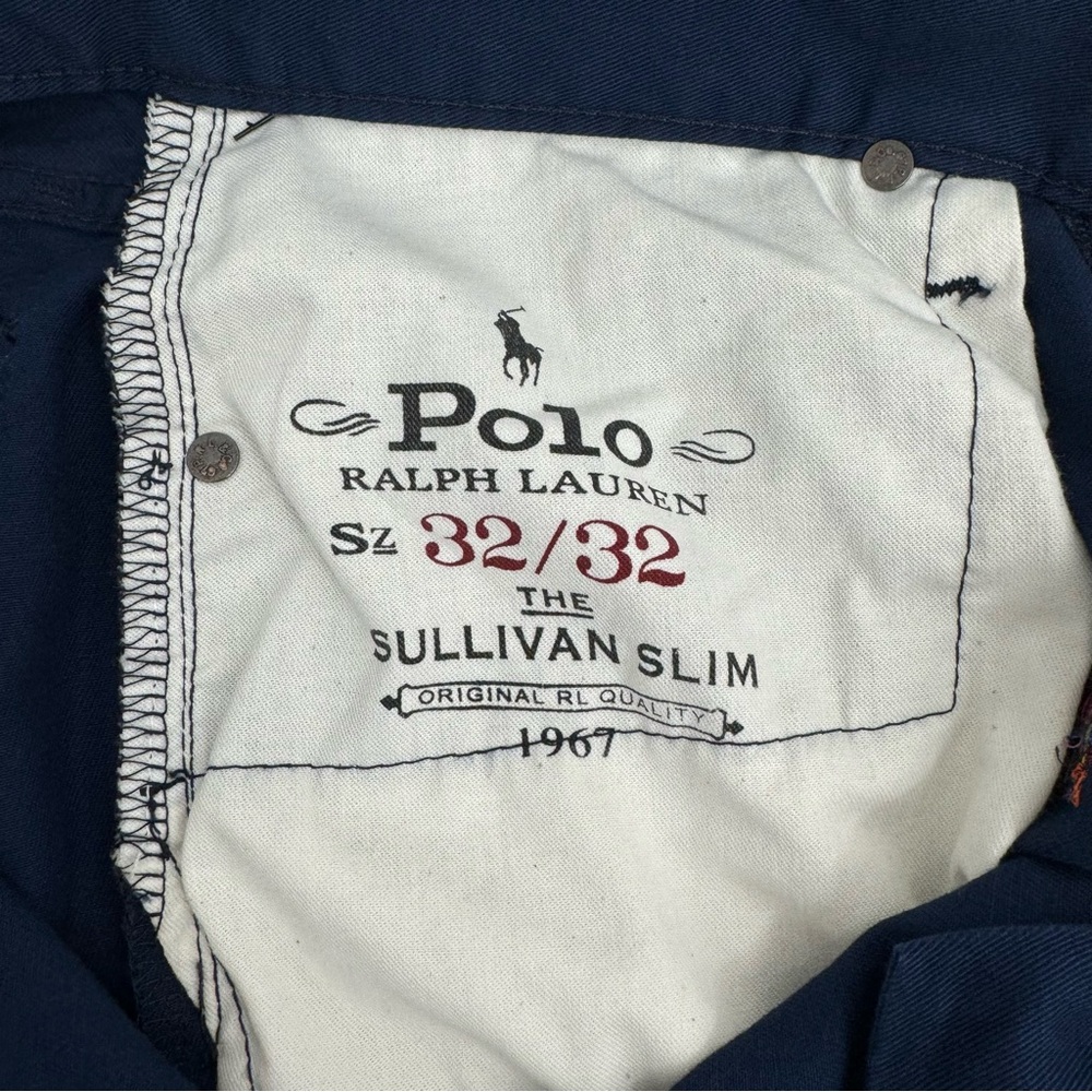 NEW Polo Ralph Lauren Sullivan Slim All Over Multi Pony Pants Blue Mens Sz 32x32 - Picture 11 of 16